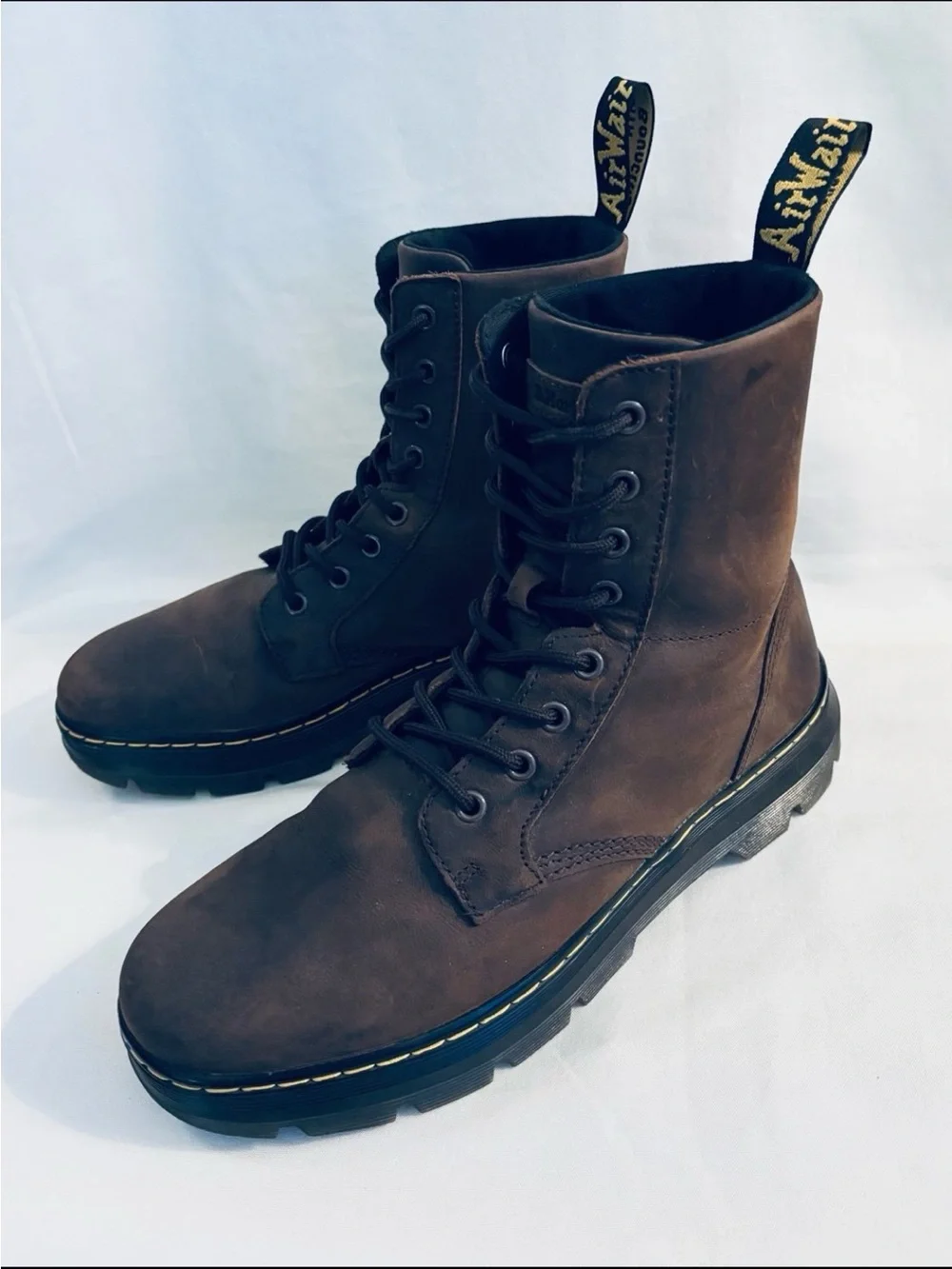 Dr. Martens Combs Crazy Horse Leather Boots
